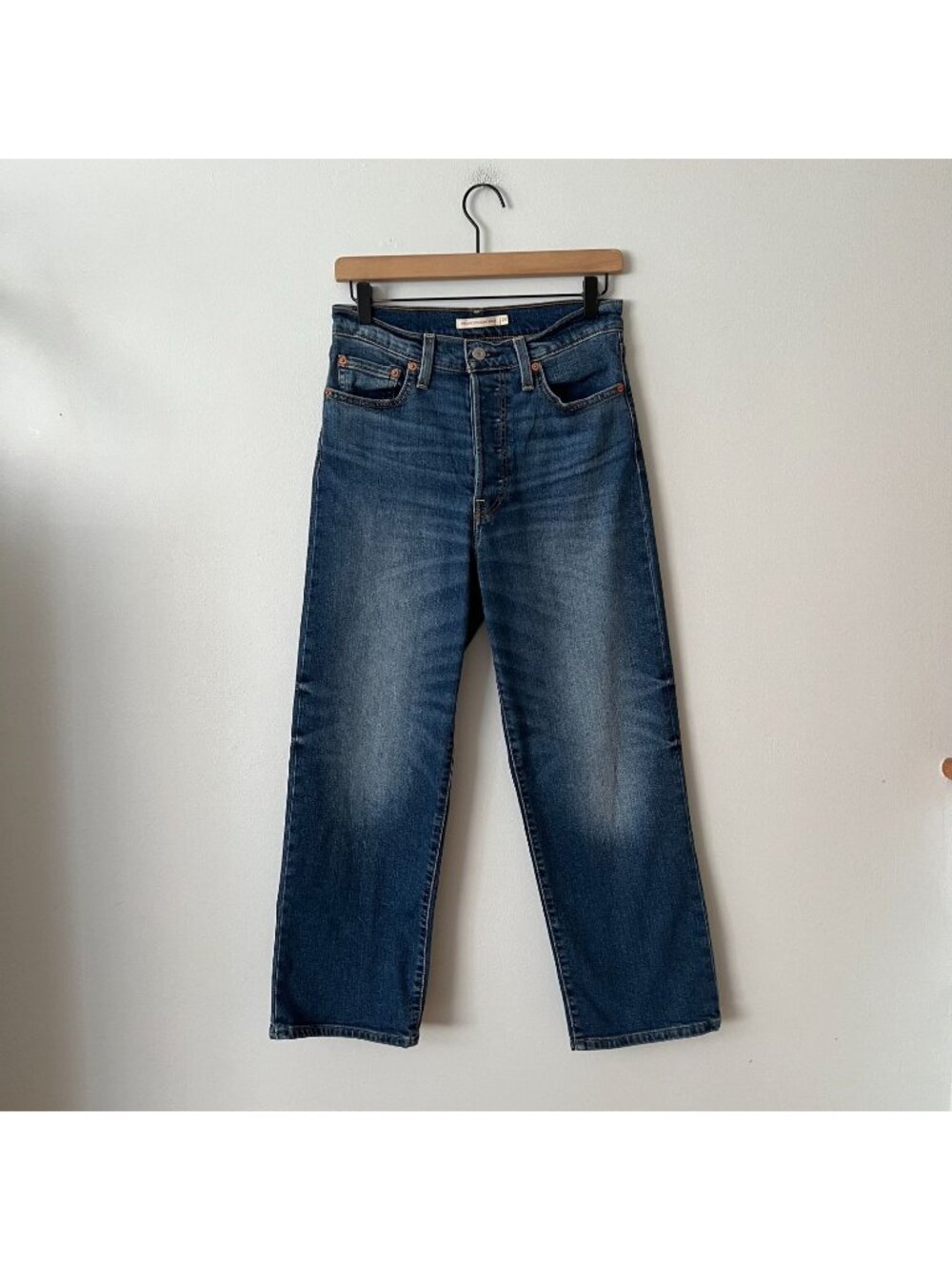 Levi's Ribcage Straight Ankle Jeans Women's Size 28